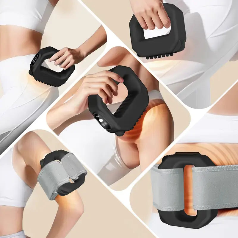 MyoPulse™ Fascia Ring for Home Gym Use, Ab Machine for Abdomen/Arm/Leg, Multifunctional Full-Body Fascia Ring R10, 6 Intensity Levels with Massager Function