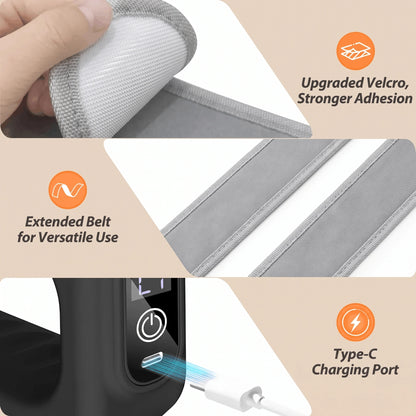 MyoPulse™ Fascia Ring for Home Gym Use, Ab Machine for Abdomen/Arm/Leg, Multifunctional Full-Body Fascia Ring R10, 6 Intensity Levels with Massager Function