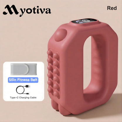 MyoPulse™ Fascia Ring for Home Gym Use, Ab Machine for Abdomen/Arm/Leg, Multifunctional Full-Body Fascia Ring R10, 6 Intensity Levels with Massager Function